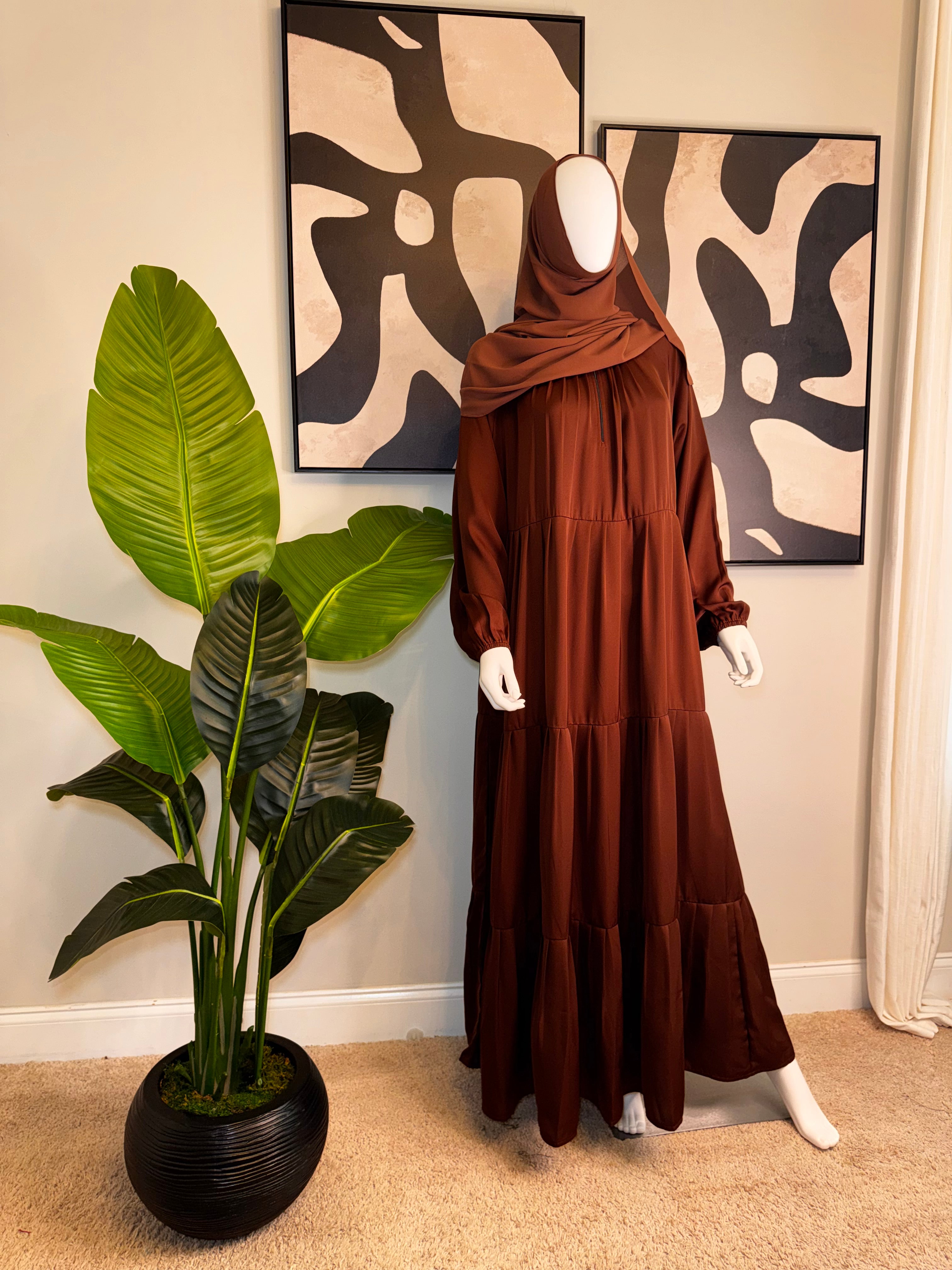 Sabirah Tiered Abaya
